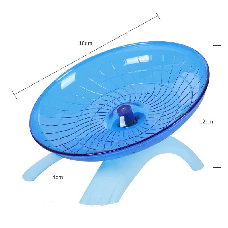 [現貨]倉鼠靜音跑盤 轉盤飛碟跑輪 跑步輪 滾輪-細節圖6