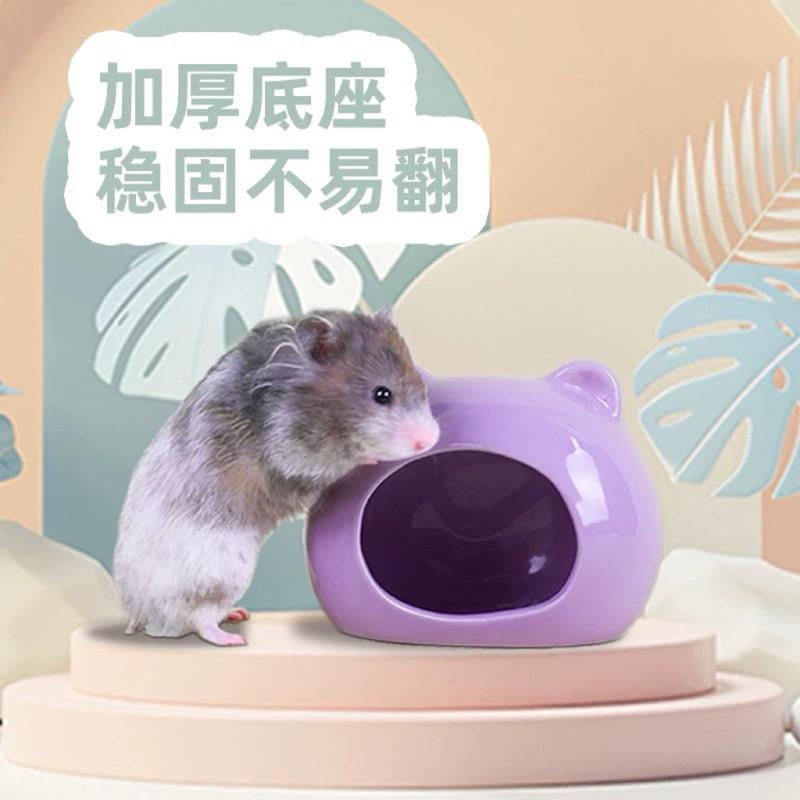 [現貨]夏日降溫倉鼠陶瓷窩 冰屋 躲避屋陶瓷窝 四季通用防咬造景-細節圖3