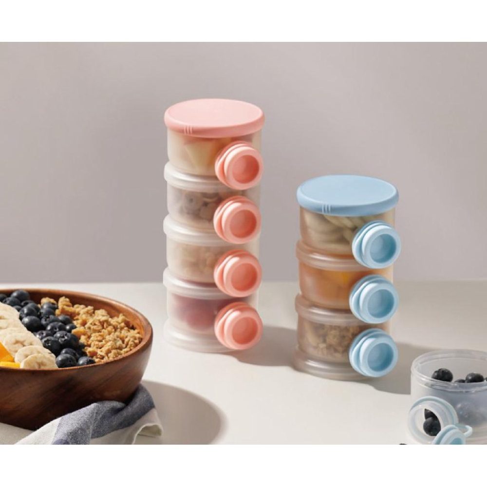 [現貨]小獅王 溜滑梯專利衛生奶粉盒 外出零食分裝盒  儲存罐-細節圖3