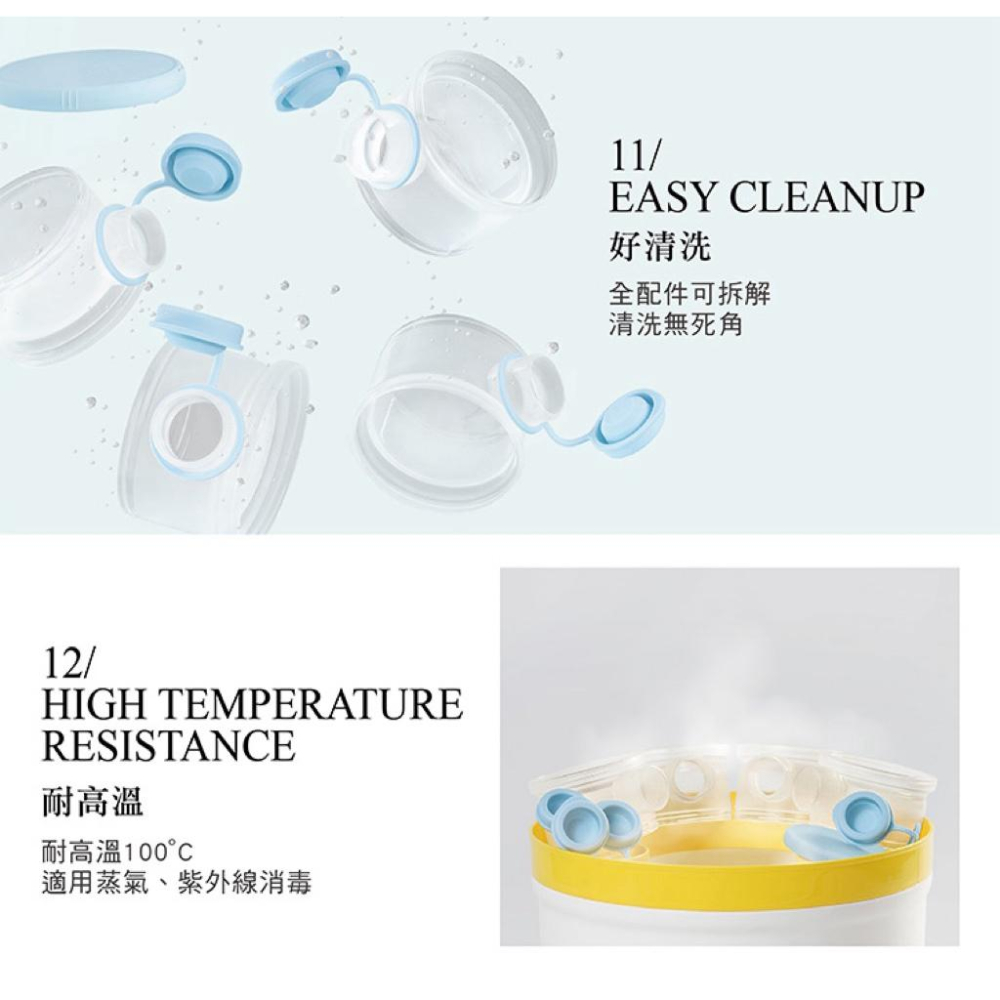 [現貨]小獅王 溜滑梯專利衛生奶粉盒 外出零食分裝盒  儲存罐-細節圖9