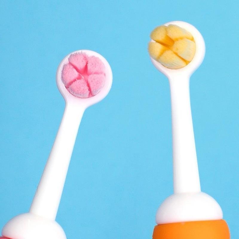 [現貨]寶寶軟毛乳牙刷 可愛小熊學習牙刷 兒童柔軟萬毛牙刷-細節圖3