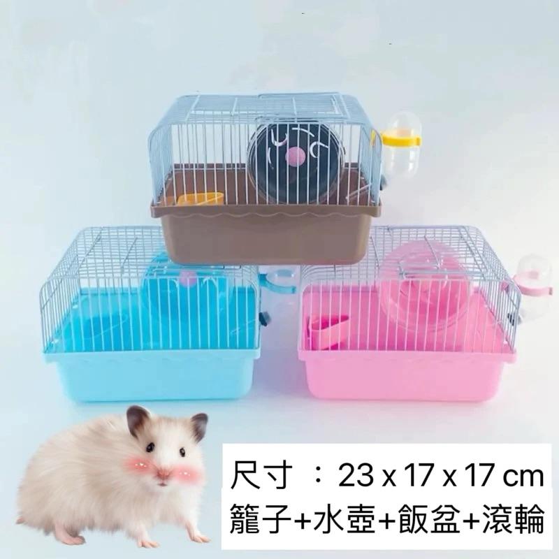 [現貨]倉鼠籠 外出攜帶雙層鐵籠 多功能大城堡-細節圖5