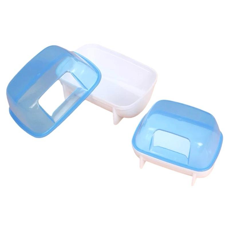 [現貨]小寵物防飛濺浴室 倉鼠浴室 浴沙盆 廁所-細節圖2