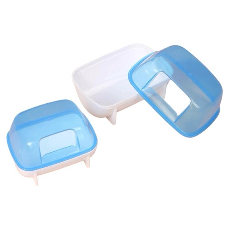 [現貨]小寵物防飛濺浴室 倉鼠浴室 浴沙盆 廁所-細節圖3