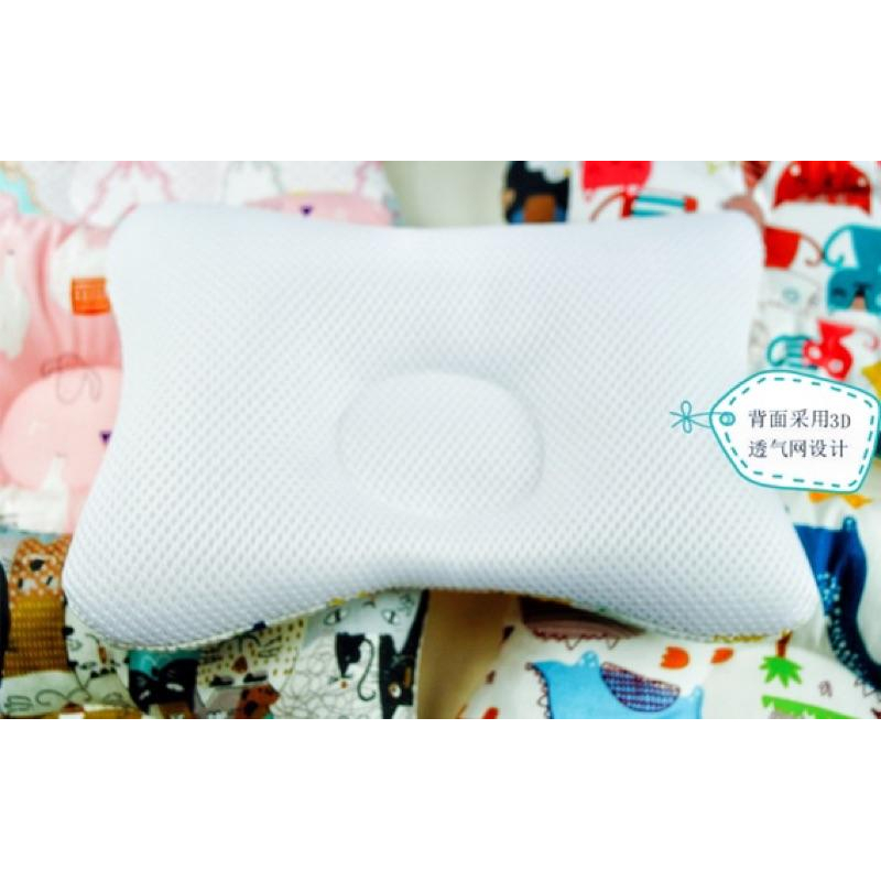 [現貨]寶寶純棉蜂巢透氣水洗枕 骨頭定型枕頭-細節圖3