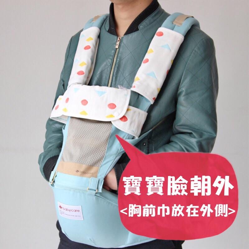 [現貨] 六層紗布純棉胸前口水巾防咬墊-細節圖2