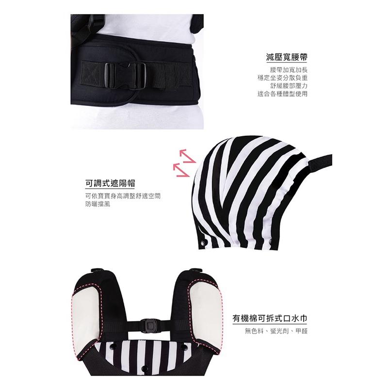 [現貨]小獅王辛巴 CLASSY高級訂製腰凳揹巾（加長型）附贈雙揹防塵收納袋-細節圖3