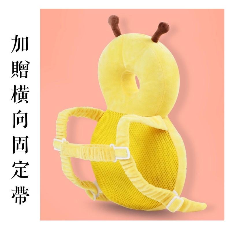 [現貨]小蜜蜂造型防摔枕(贈橫固帶） 寶寶防撞頭保護墊 學步神器 護頭枕-細節圖2