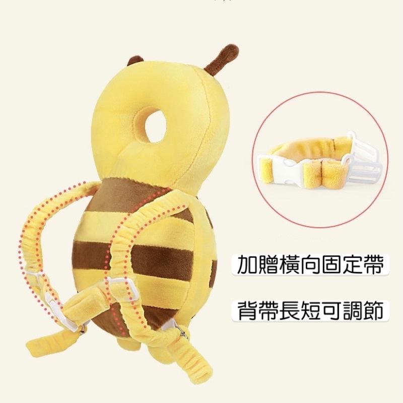[現貨]小蜜蜂造型防摔枕(贈橫固帶） 寶寶防撞頭保護墊 學步神器 護頭枕-細節圖5