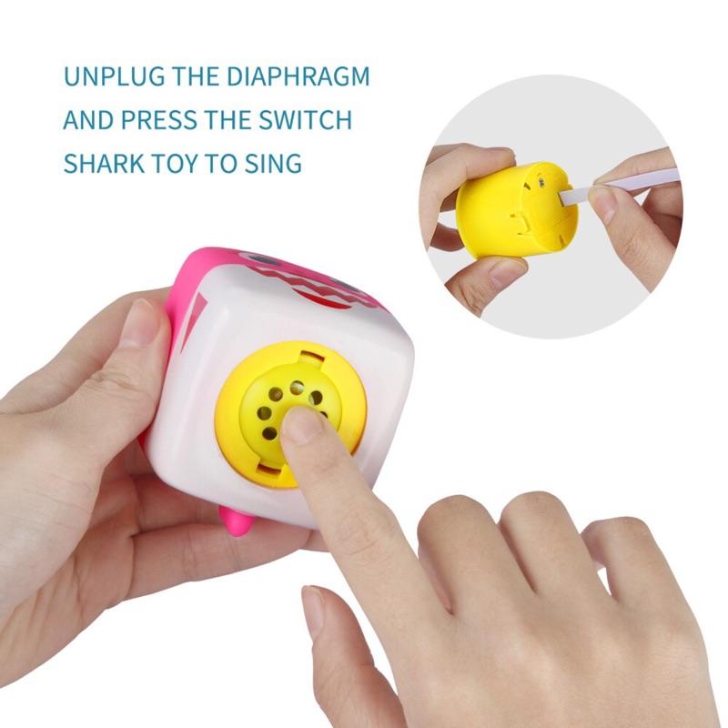 [現貨]鯊魚寶寶一家發光洗澡玩具 Baby shark音樂玩具-細節圖7