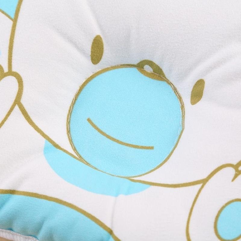 [現貨] 寶寶純棉小熊造型枕頭 小號水洗枕 嬰兒定型枕頭-細節圖6