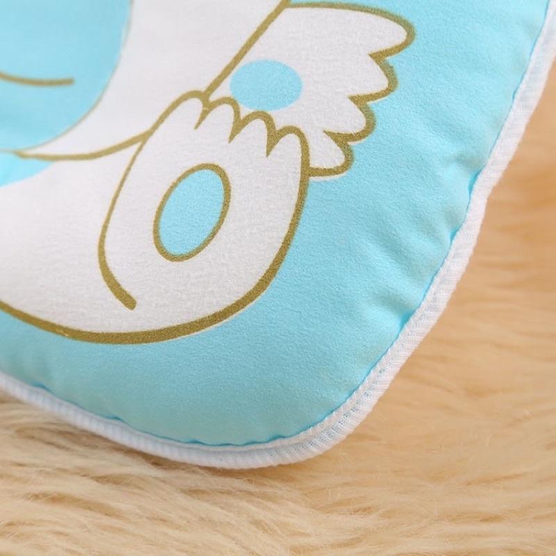 [現貨] 寶寶純棉小熊造型枕頭 小號水洗枕 嬰兒定型枕頭-細節圖7