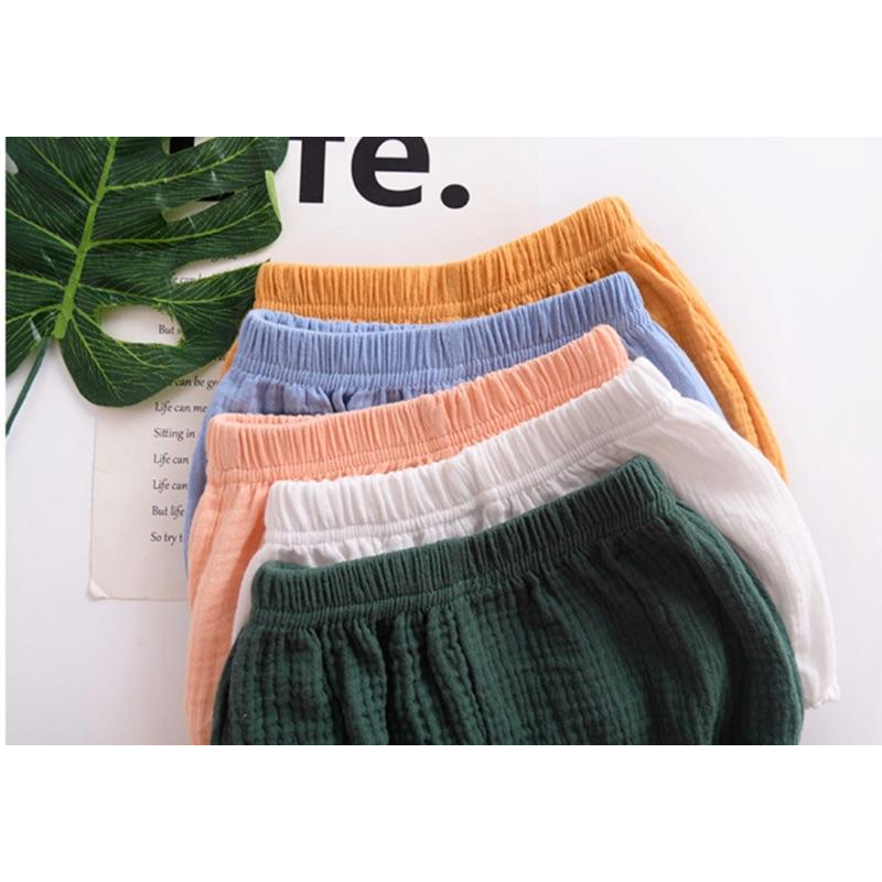 [現貨]歐美風寶寶棉麻短褲 屁屁褲-細節圖3