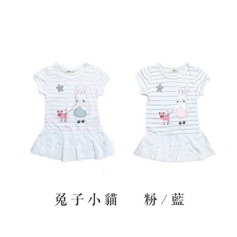 [現貨]外貿款女寶寶洋裝 蕾絲拼接洋裝 連身紗裙-細節圖5