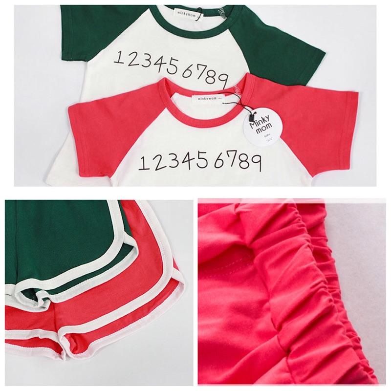 [現貨]運動風寶寶休閒套裝(短袖T恤+短褲）-細節圖8