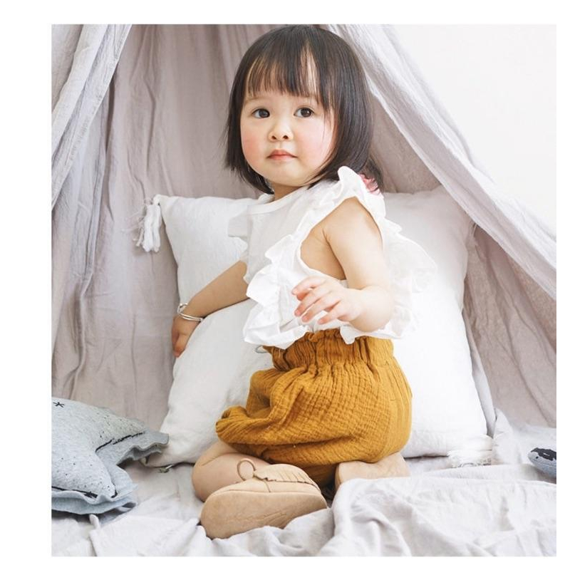 [現貨]寶寶百搭麵包褲 屁屁褲 麻棉三角短褲-細節圖4