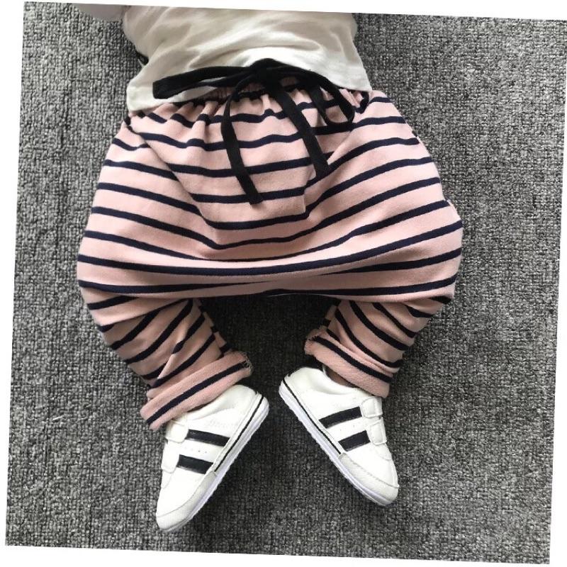 [現貨]寶寶條紋彈力屁屁褲 百搭哈倫長褲-細節圖6