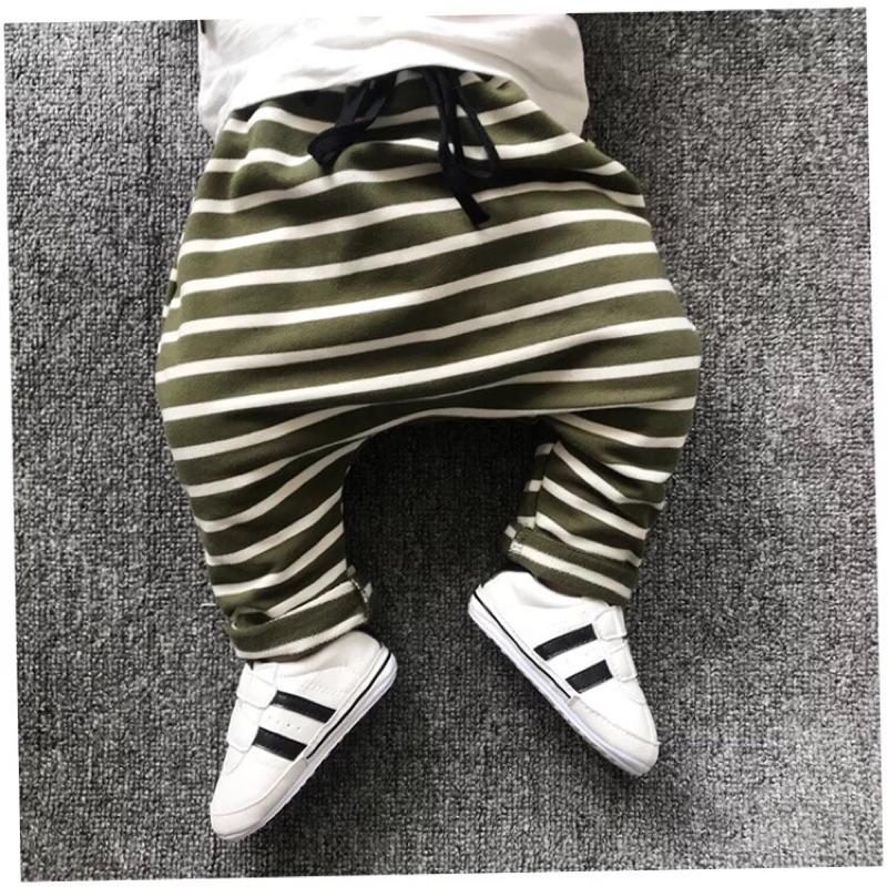 [現貨]寶寶條紋彈力屁屁褲 百搭哈倫長褲-細節圖7