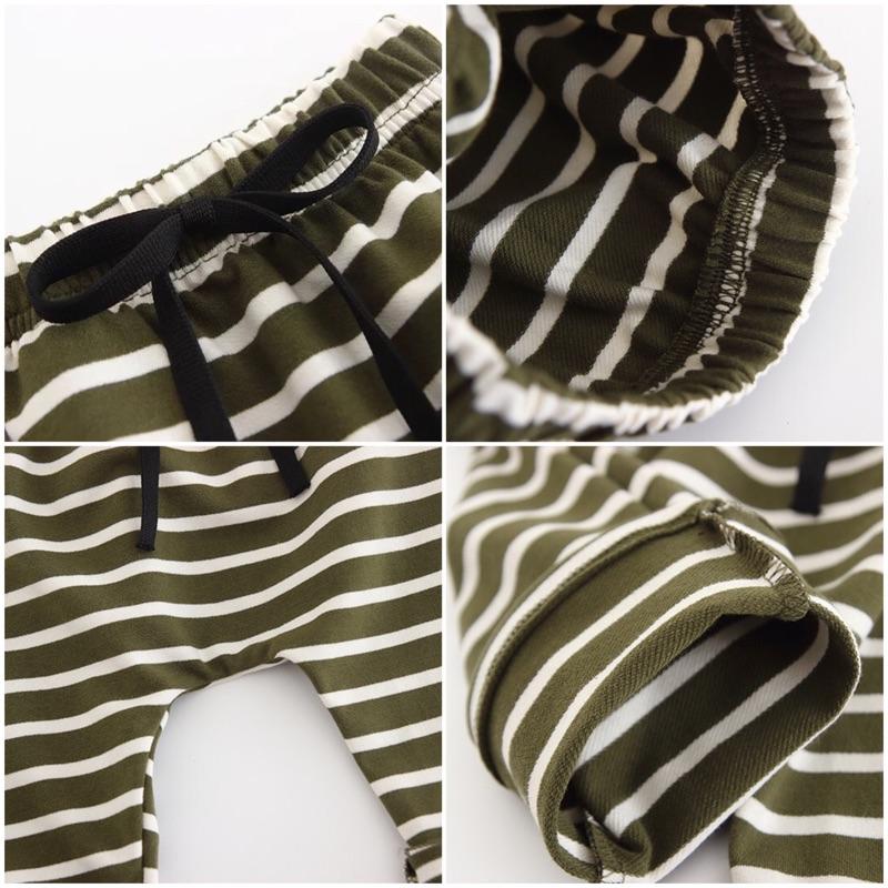 [現貨]寶寶條紋彈力屁屁褲 百搭哈倫長褲-細節圖9