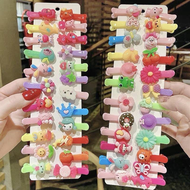 [現貨]寶寶可愛小髮夾  兒童不傷髮小髮夾 女童糖果色瀏海夾-細節圖2