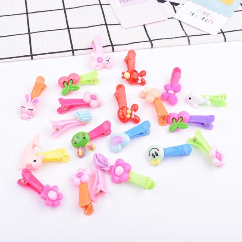 [現貨]寶寶可愛小髮夾  兒童不傷髮小髮夾 女童糖果色瀏海夾-細節圖3