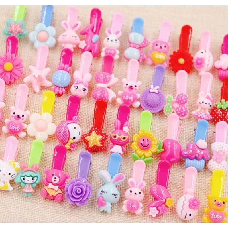 [現貨]寶寶可愛小髮夾  兒童不傷髮小髮夾 女童糖果色瀏海夾-細節圖4