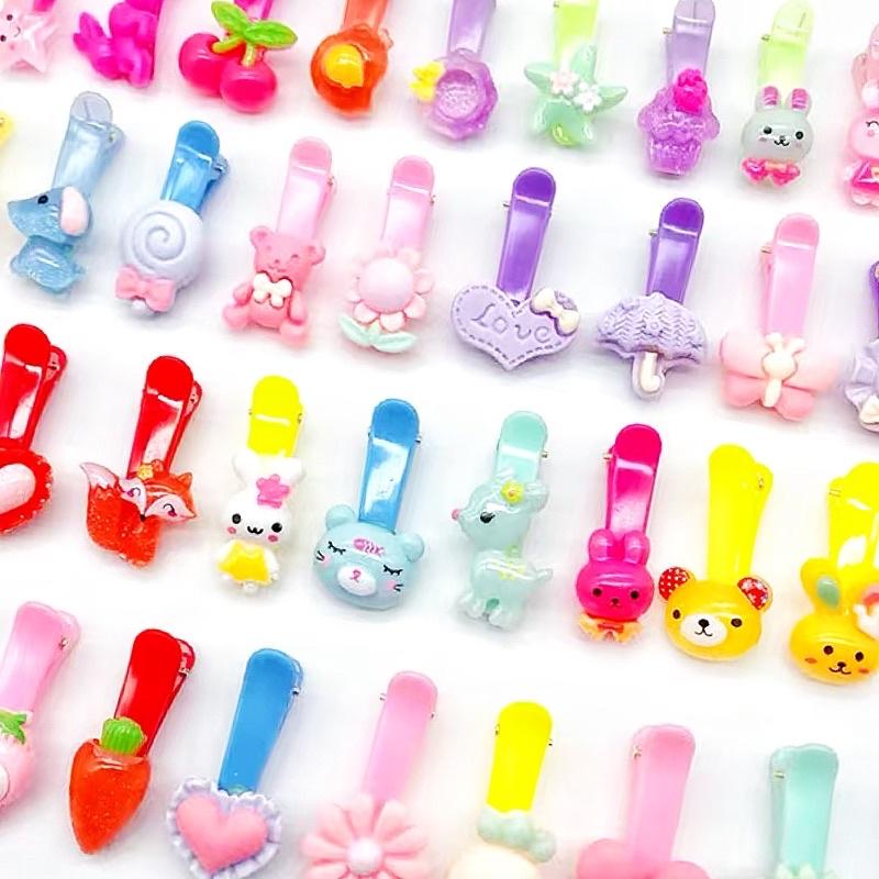 [現貨]寶寶可愛小髮夾  兒童不傷髮小髮夾 女童糖果色瀏海夾-細節圖5