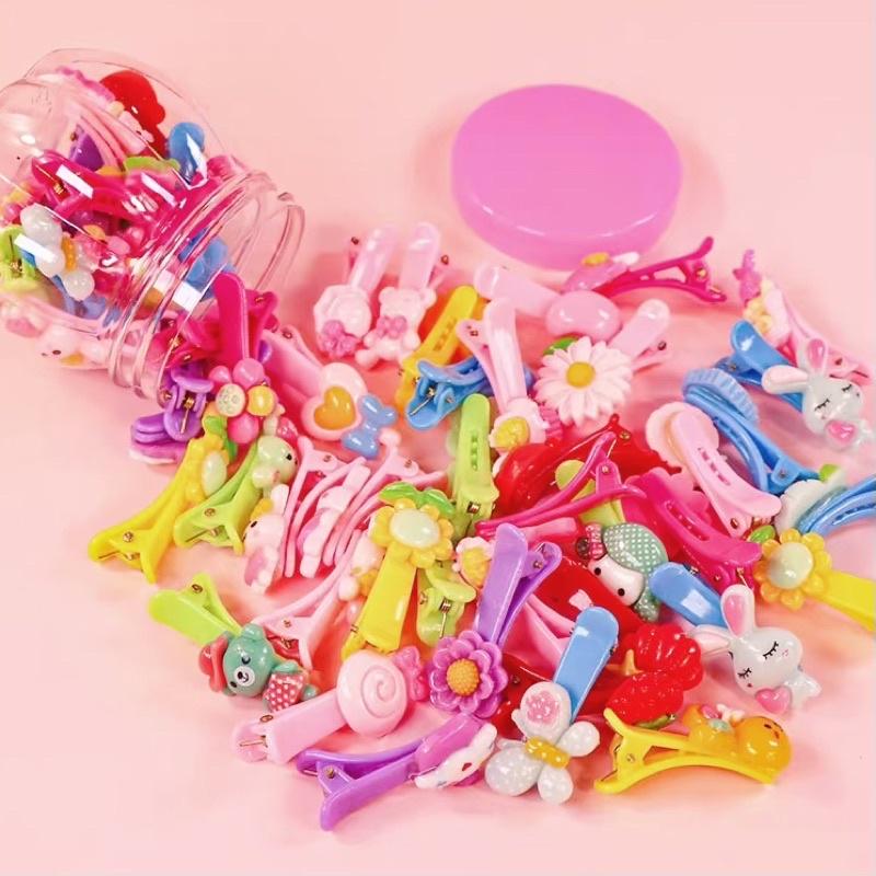 [現貨]寶寶可愛小髮夾  兒童不傷髮小髮夾 女童糖果色瀏海夾-細節圖8