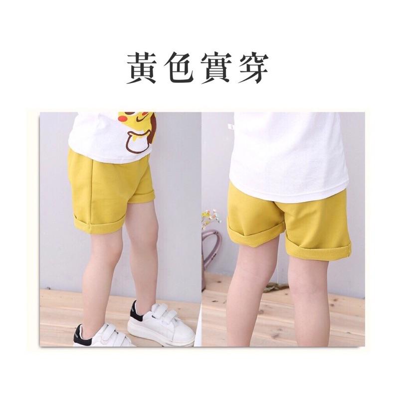 [現貨]兒童糖果色舒適彈力短褲-細節圖6