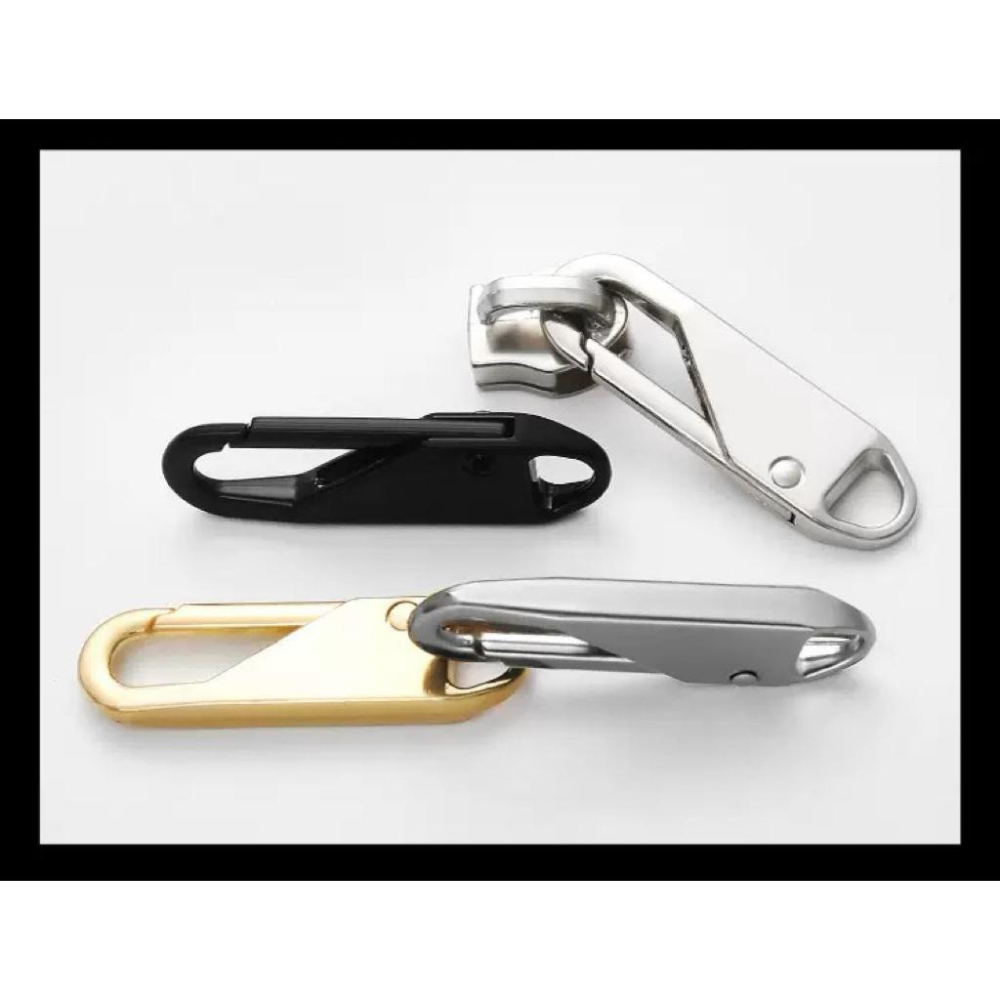 [現貨]可拆卸拉鍊拉片 鑰匙圈 箱包書包拉鍊配件 服飾通用金屬拉鍊拉片-細節圖9