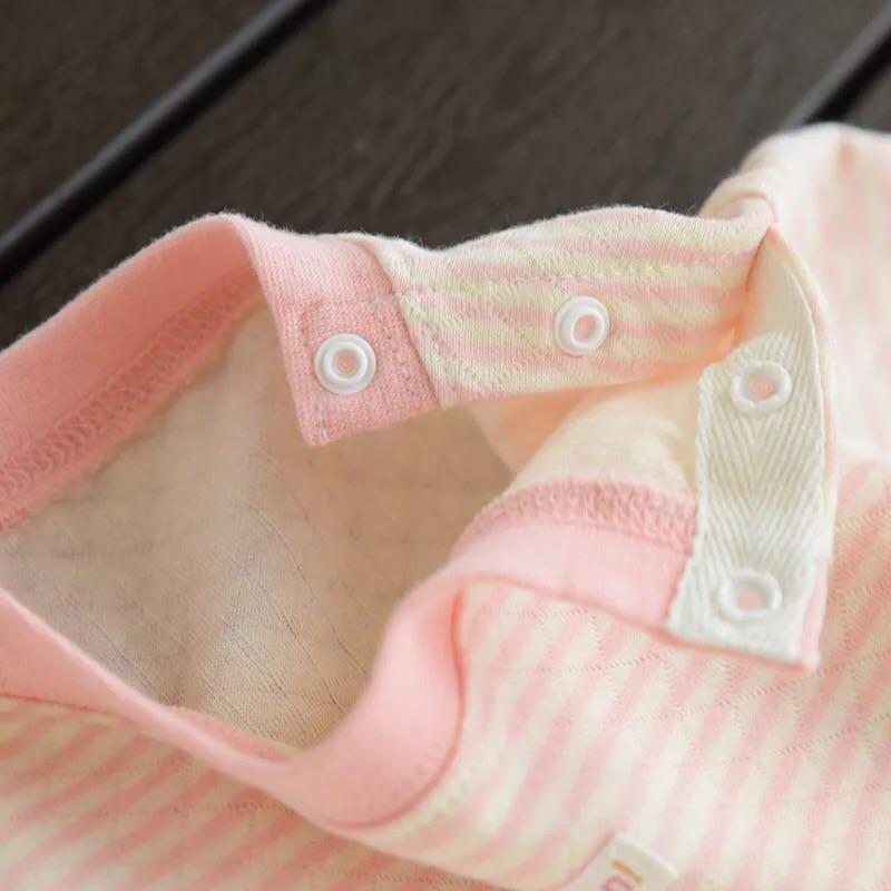 [現貨]外貿日本女童空氣層保暖上衣(2件裝）純棉居家服 打底內衣-細節圖6