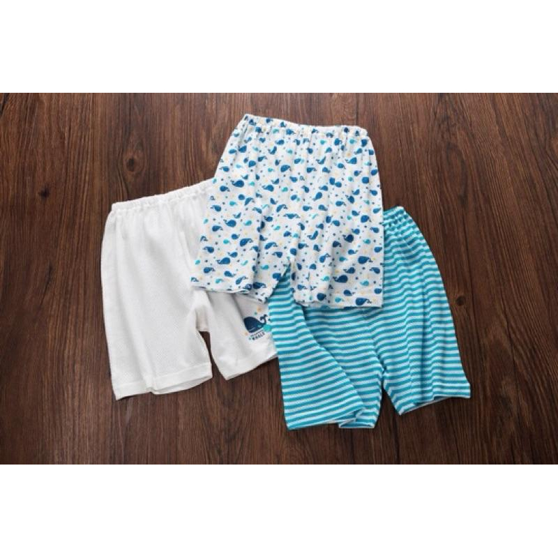 [現貨]外貿日本純棉網眼男童上衣  速乾洞洞衣 短褲 居家褲-細節圖6