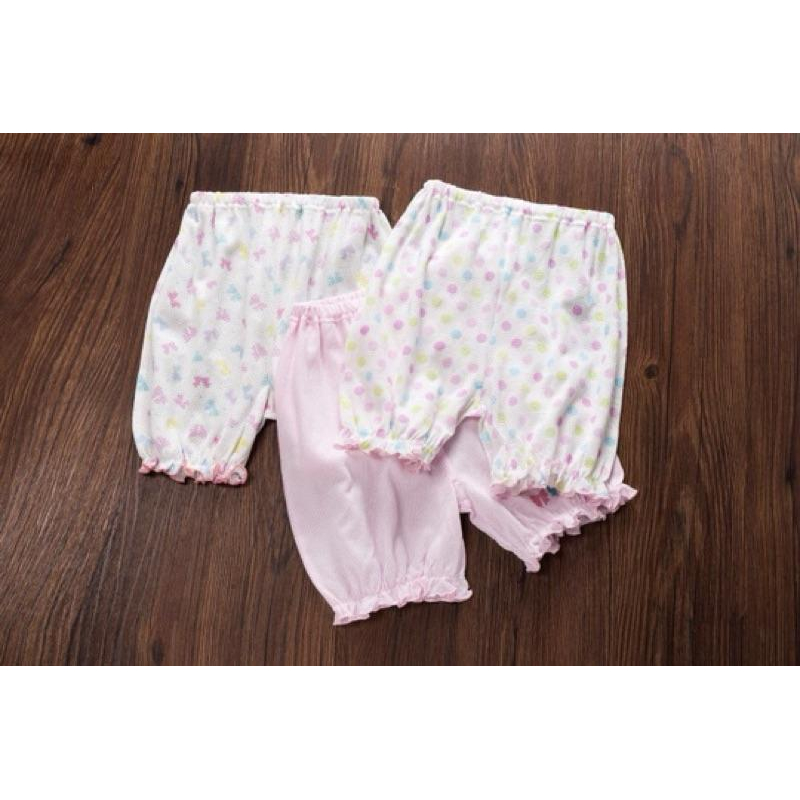 [現貨]外貿日本純棉網眼女童上衣 速乾洞洞衣 短褲 燈籠褲 安全褲-細節圖6