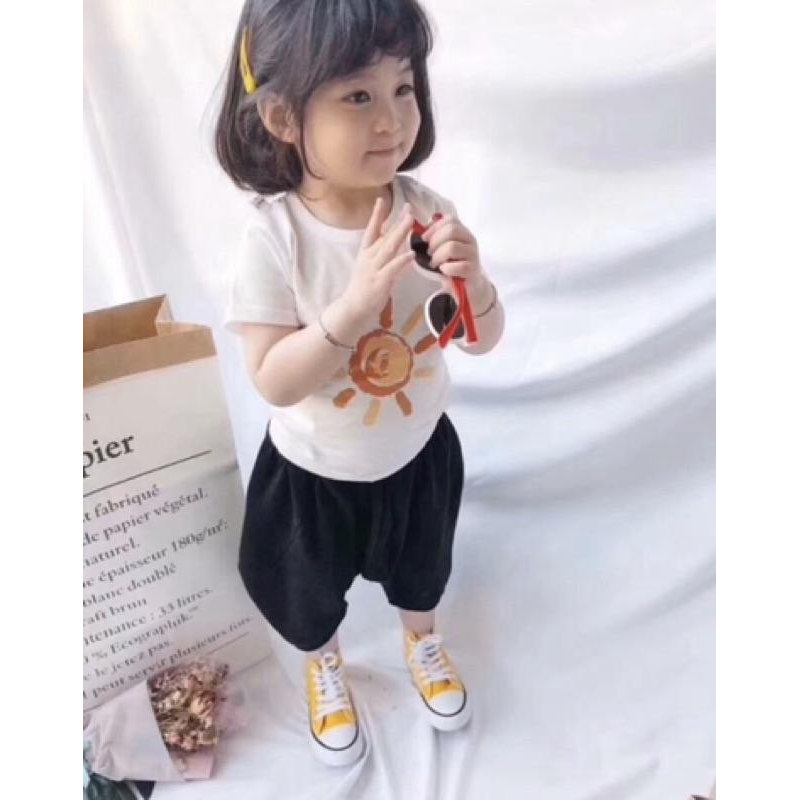 [現貨]兒童棉短袖T恤 夏季百搭短袖上衣-細節圖8