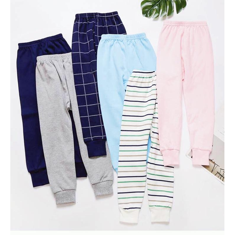 [現貨]男女童素色系列純棉長褲-細節圖3