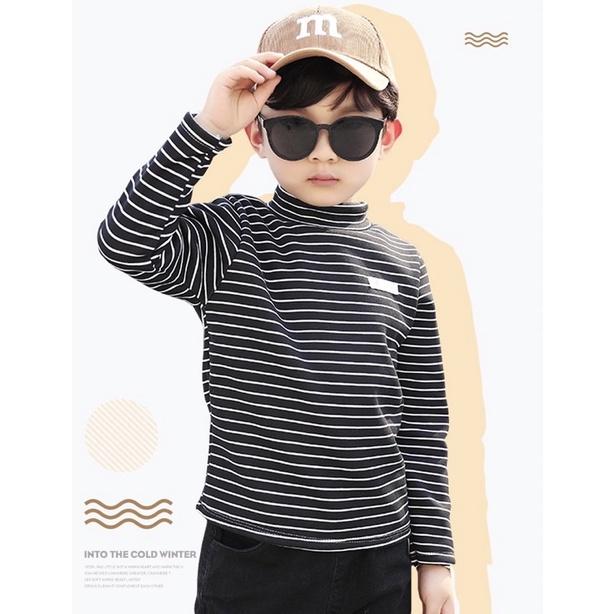 [現貨]冬季加厚加絨兒童長袖上衣 保暖上衣-細節圖7