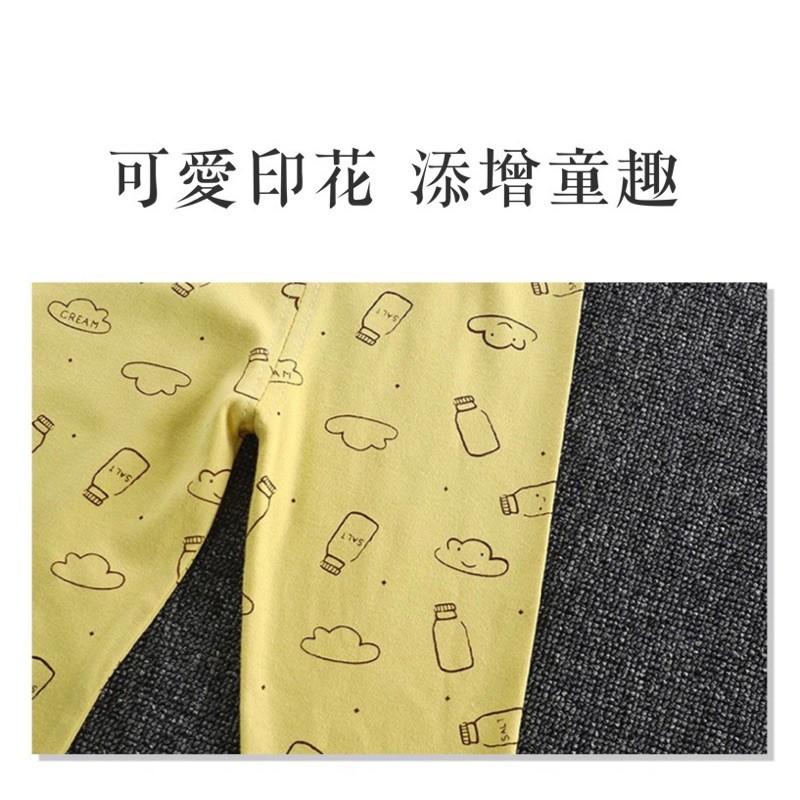 [現貨]兒童純棉高腰護肚褲  長褲 四季柔軟睡褲 空調褲 居家服-細節圖4