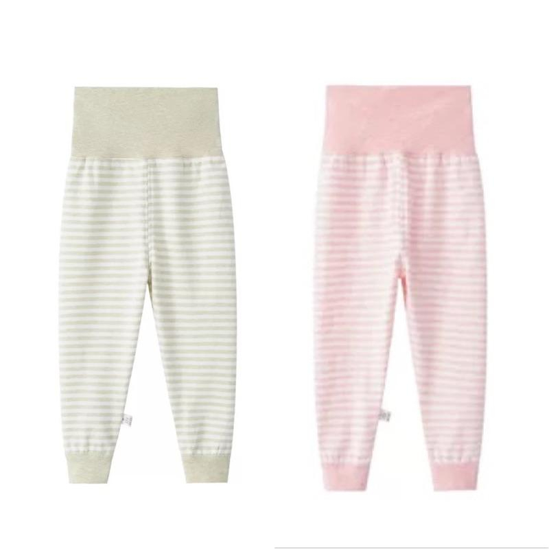 [現貨]兒童純棉高腰護肚褲  男女童四季柔軟空調褲-細節圖5