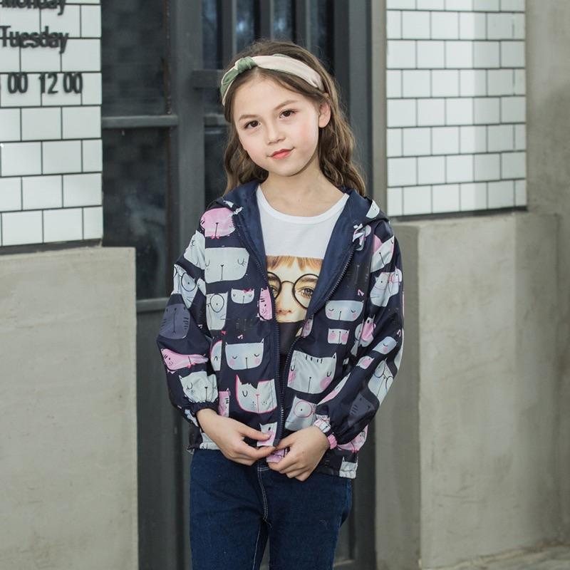 [現貨] 春秋輕薄款連帽風衣外套 歐美風拉鍊夾克-細節圖9