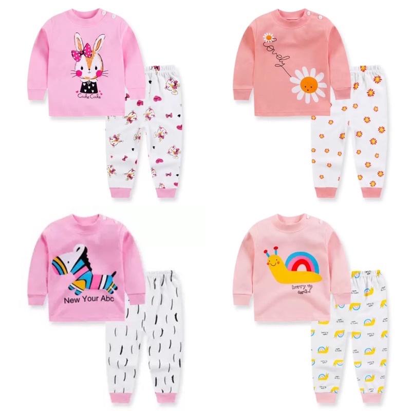 [現貨]女童純棉長袖兩件式套裝（上衣+長褲）兒童春秋薄款居家服-細節圖5