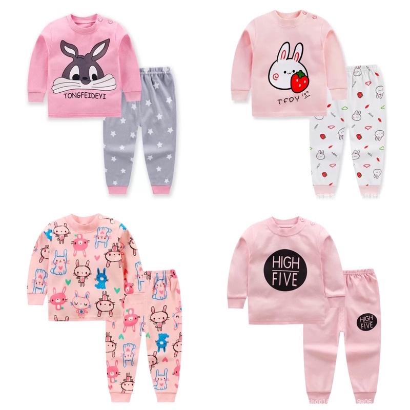 [現貨]女童純棉長袖兩件式套裝（上衣+長褲）兒童春秋薄款居家服-細節圖6