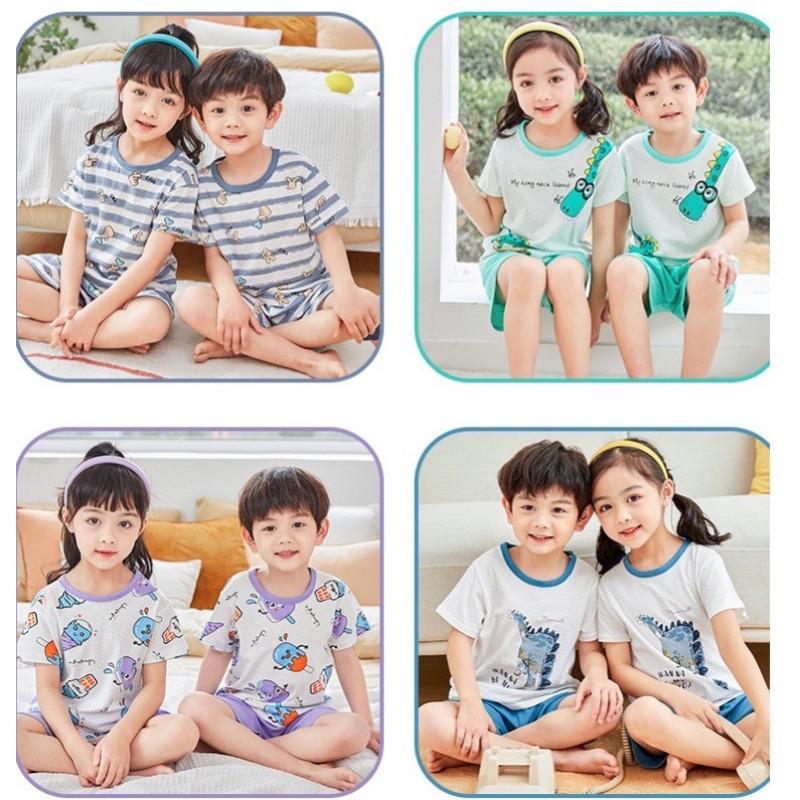 [現貨]兒童網眼套裝(上衣+短褲) 速乾洞洞衣 夏季居家睡衣 空調服 小童純棉洞洞短袖上衣T恤-細節圖8