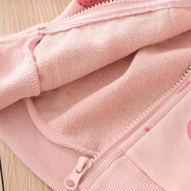 [現貨]春秋款女童薄外套 舒適兒童印花連帽外套-細節圖4