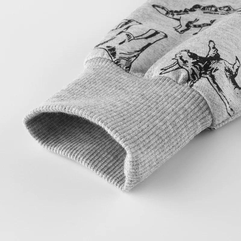 [現貨]春秋薄款男童薄外套 夾克 舒適兒童印花連帽外套-細節圖3