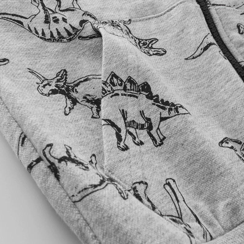 [現貨]春秋薄款男童薄外套 夾克 舒適兒童印花連帽外套-細節圖4