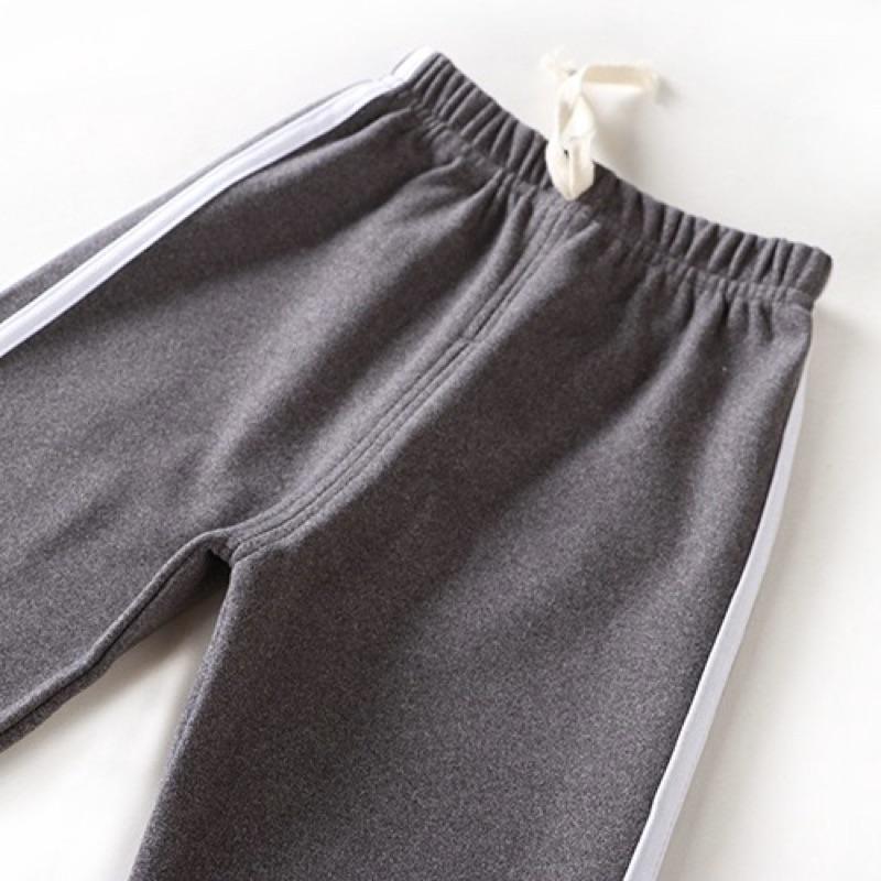 [現貨]男女童純棉保暖運動長褲-細節圖4