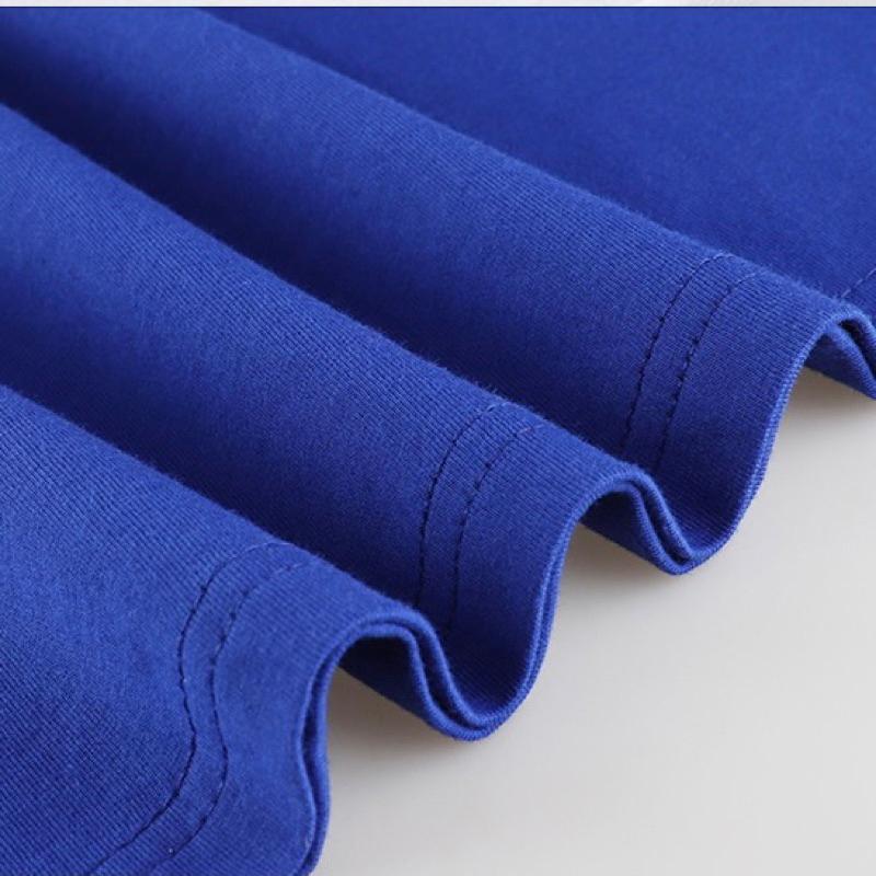 [現貨] 兒童純棉短袖上衣 百搭白色上衣 黑色上衣 女童男童短袖班服 打底素色短袖T恤-細節圖8