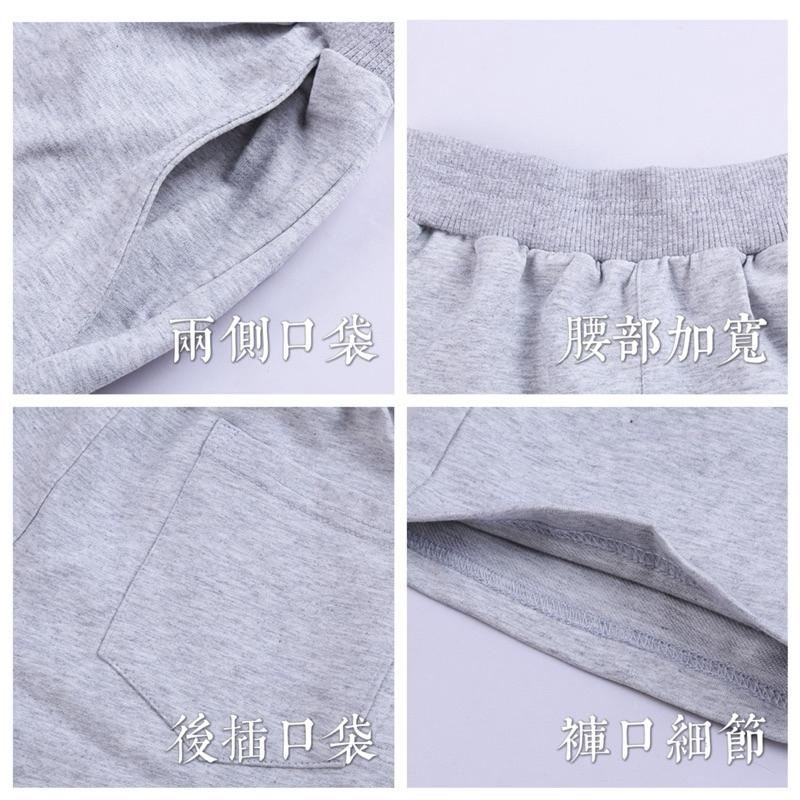 [現貨]純棉夏季兒童短褲 白色短褲 口袋五分褲 百搭素色褲子 黑色短褲-細節圖5