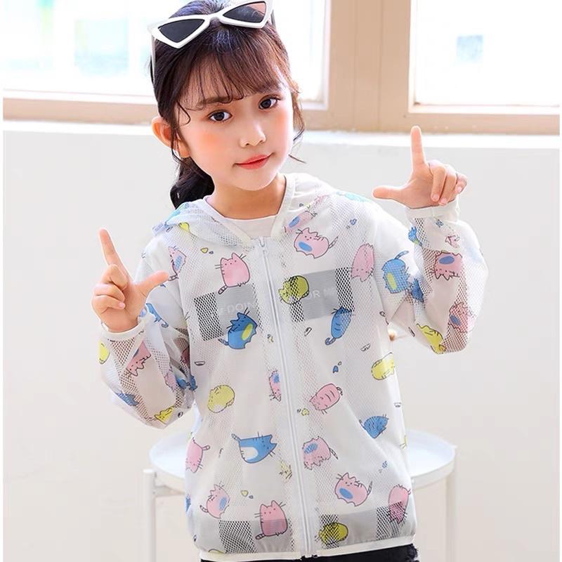 [現貨]女童網眼防蚊外套 兒童透氣洞洞外套 輕薄連帽防曬外套-細節圖5