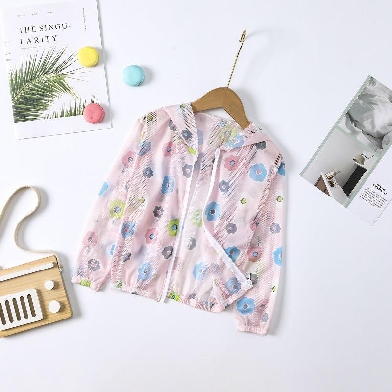 [現貨]女童網眼防蚊外套 兒童透氣洞洞外套 輕薄連帽防曬外套-細節圖7